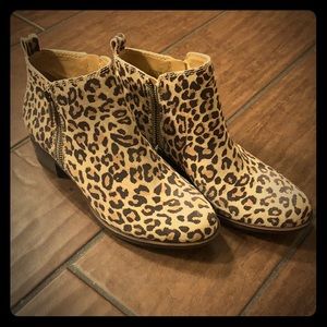 LUCKY Brand Cheetah Booties